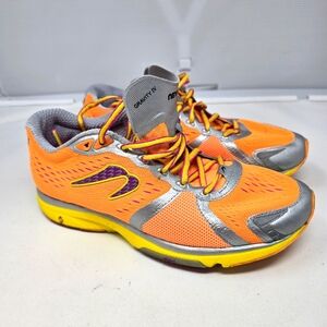 Newton Gravity 4 Running Shoes Orange Pink Silver Women's Size  7.5 W000215.‎